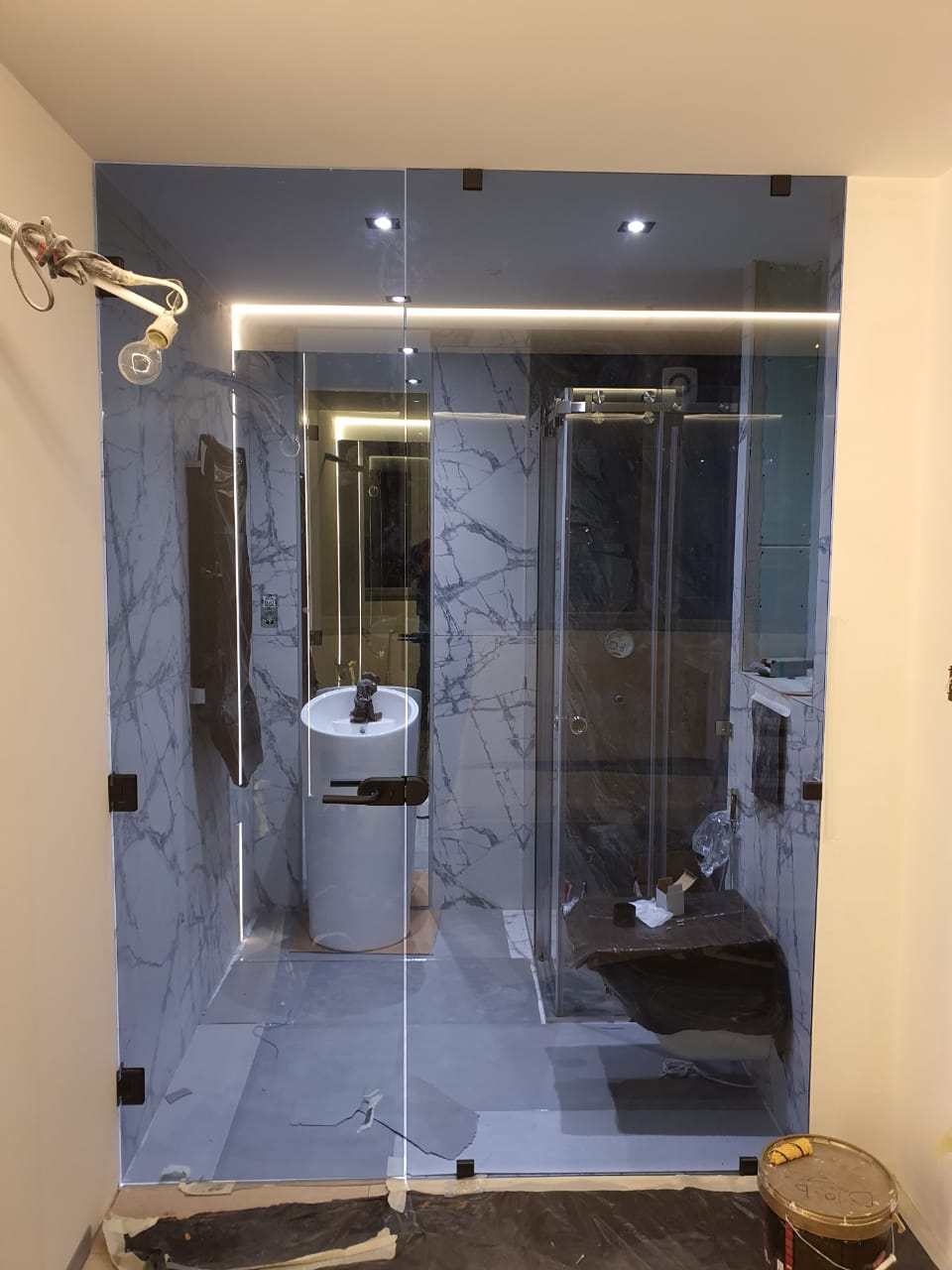 Двери стеклянные фото | Атлант Стекло