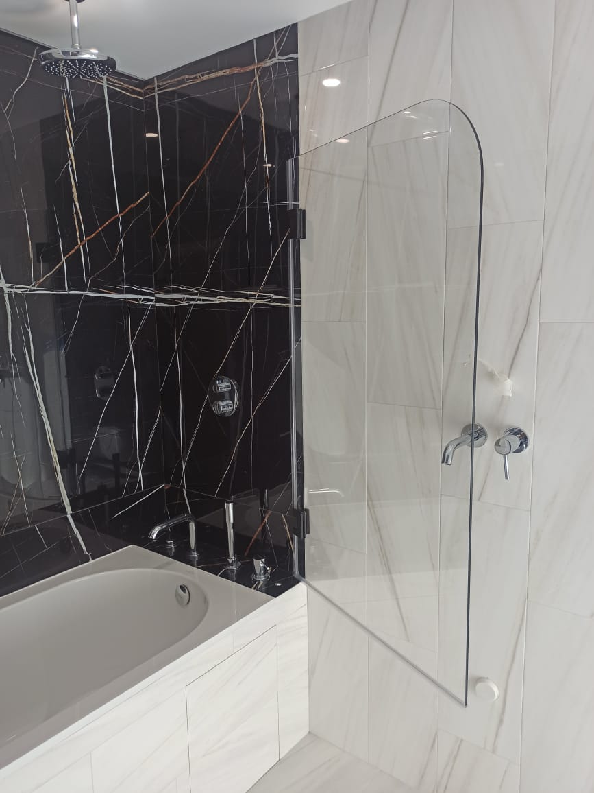 Душевые ограждения шторки фото | Атлант Стекло