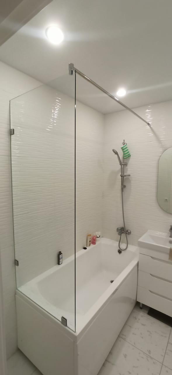 Душевые ограждения шторки фото | Атлант Стекло