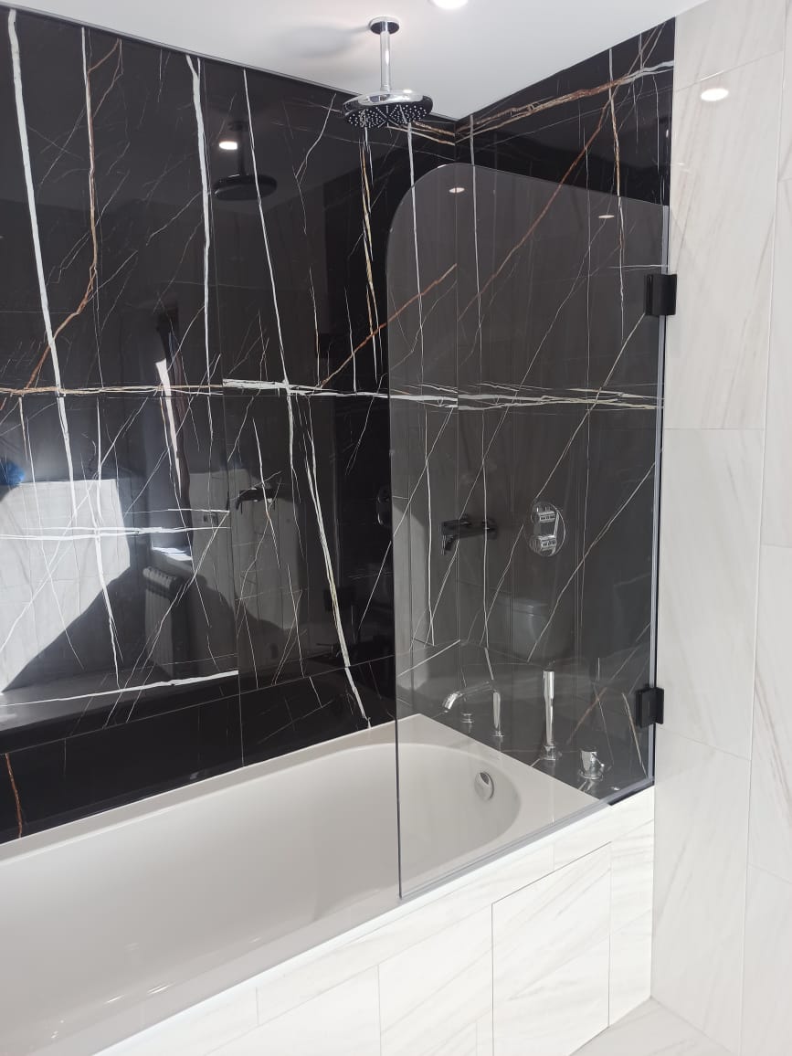 Душевые ограждения шторки фото | Атлант Стекло