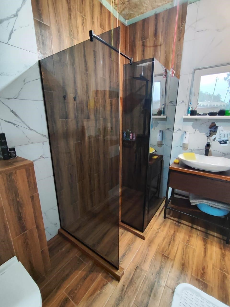 Душевые ограждения шторки фото | Атлант Стекло