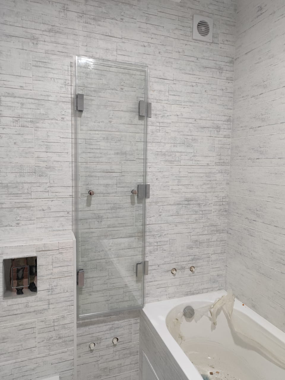 Душевые ограждения шторки фото | Атлант Стекло