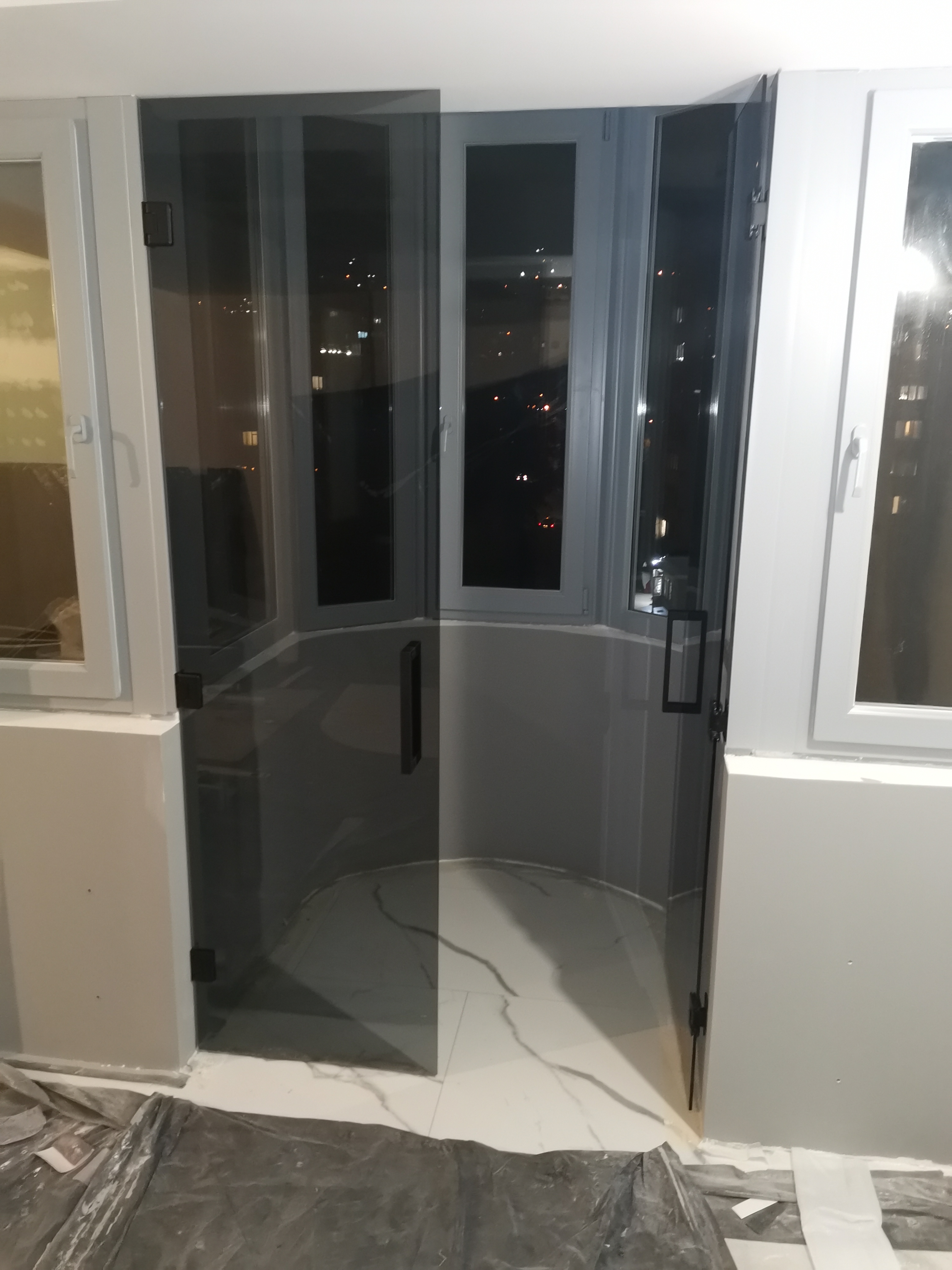 Двери стеклянные фото | Атлант Стекло