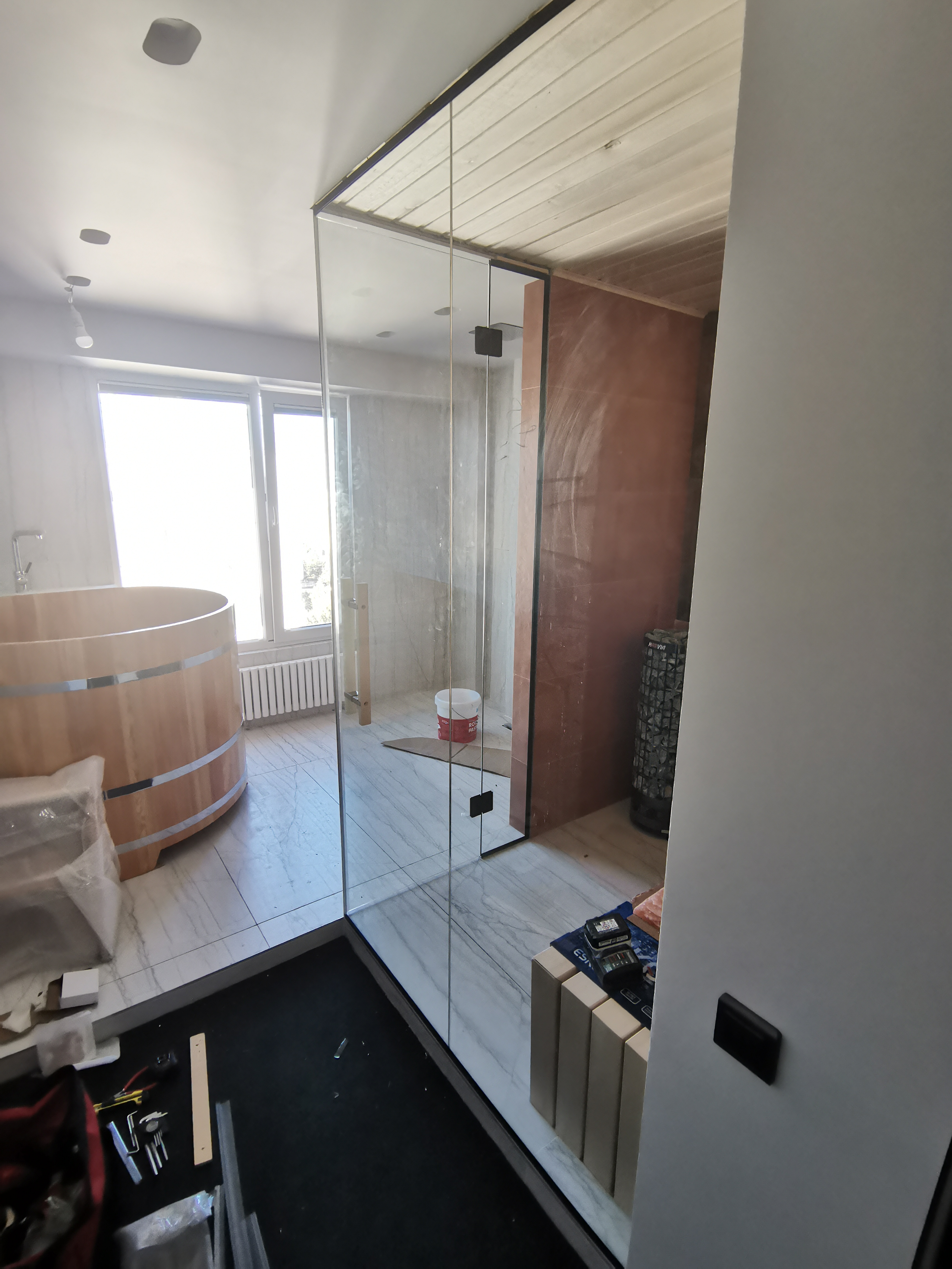 Перегородки стеклянные фото | Атлант Стекло